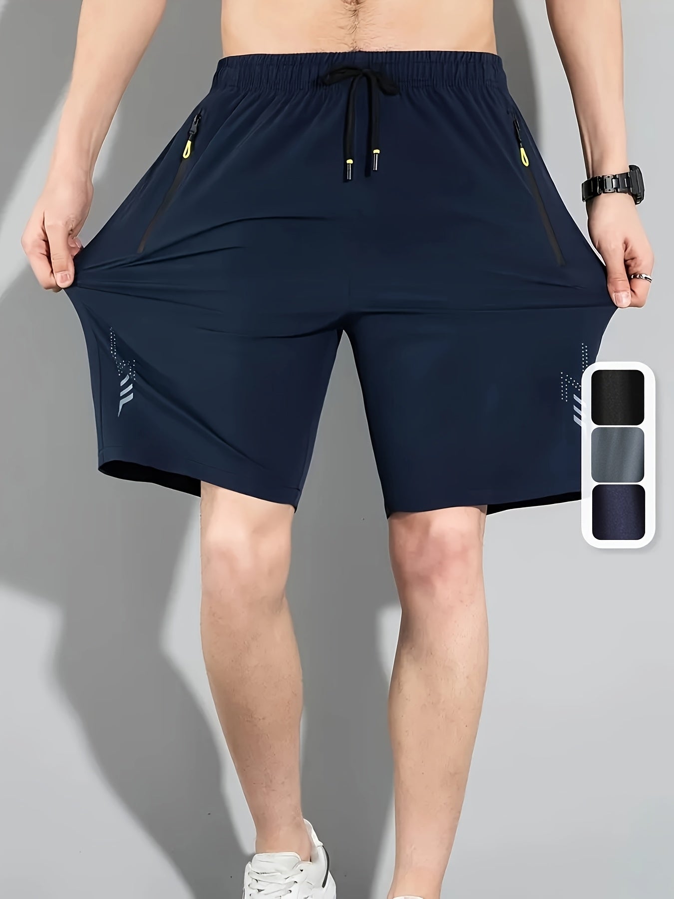 3pcs Men's Summer Shorts, Casual Sportswear
