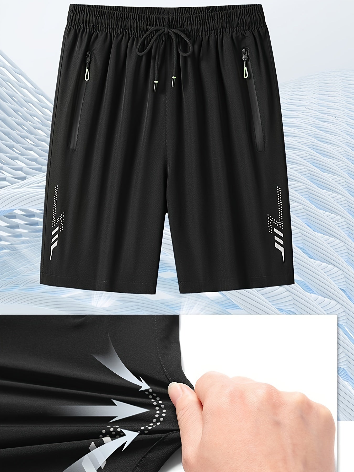 3pcs Men's Summer Shorts, Casual Sportswear