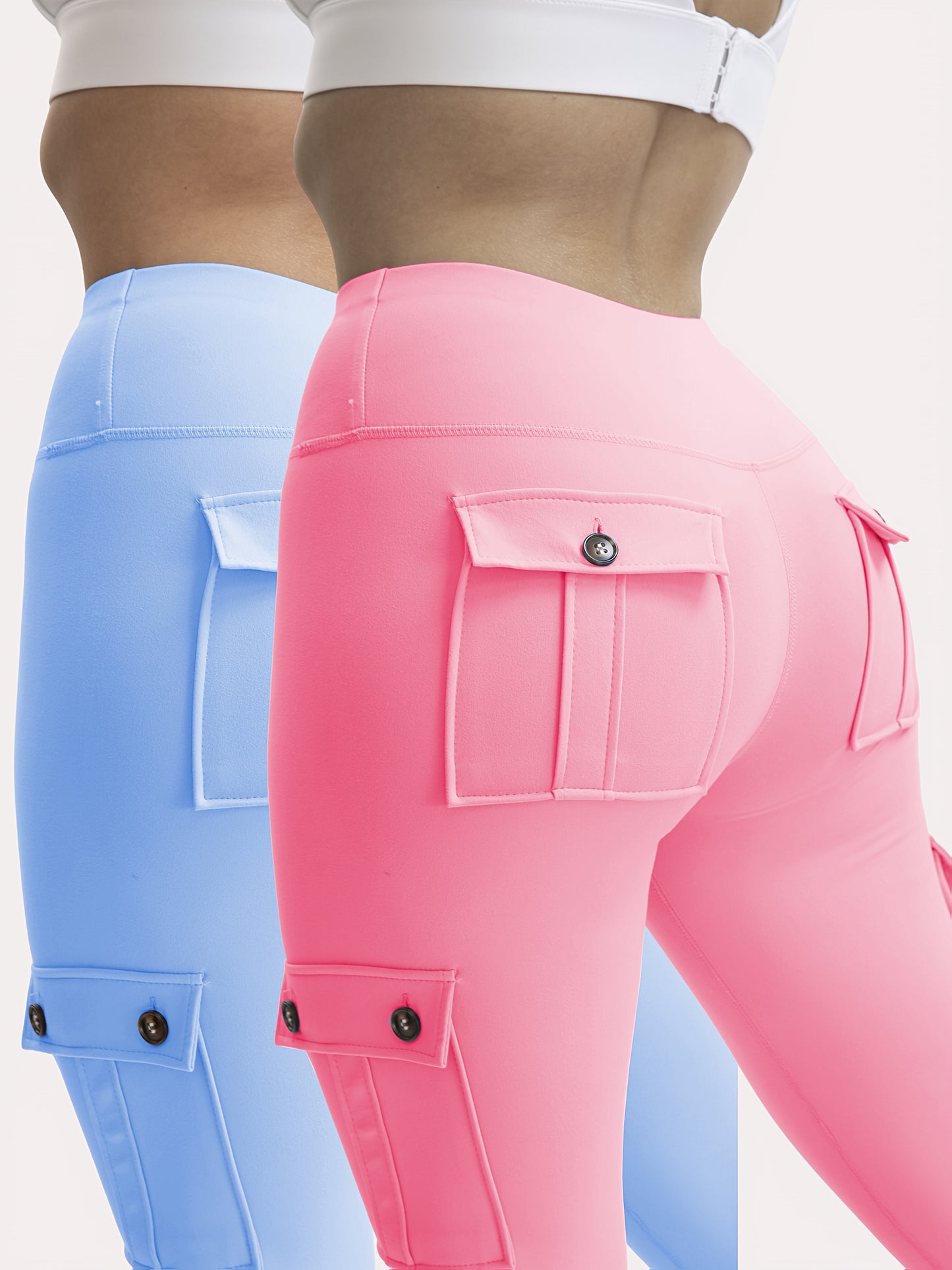 5pcs High Waist Yoga Cap