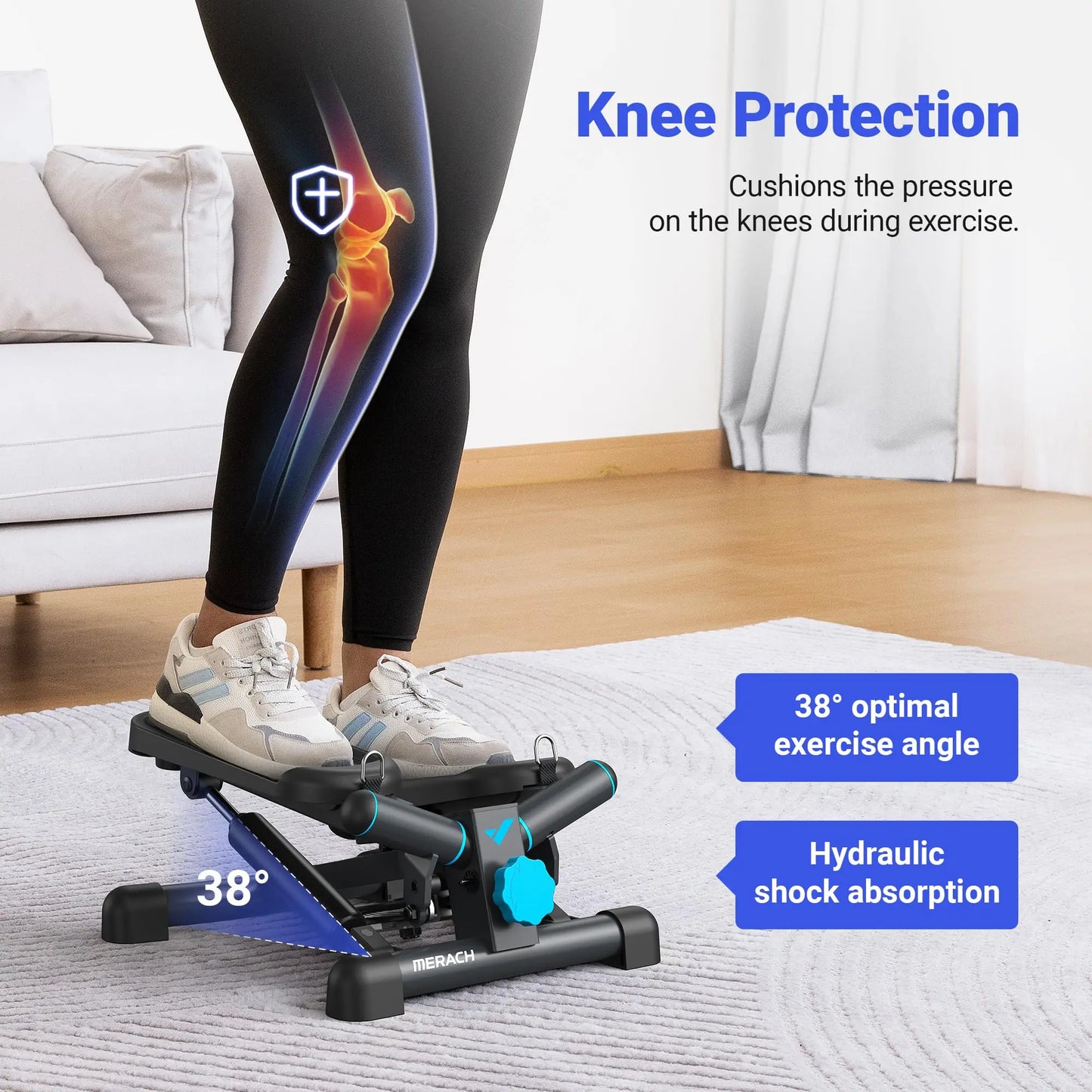 MERACH Mini Stepper for Exercise