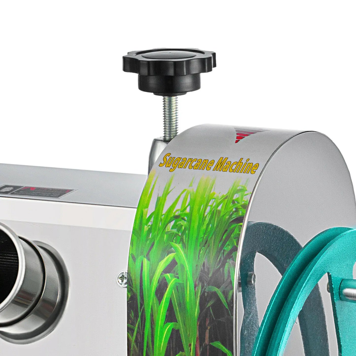 Manual Stainless Steel Sugar Cane Juicer with 3 Rollers