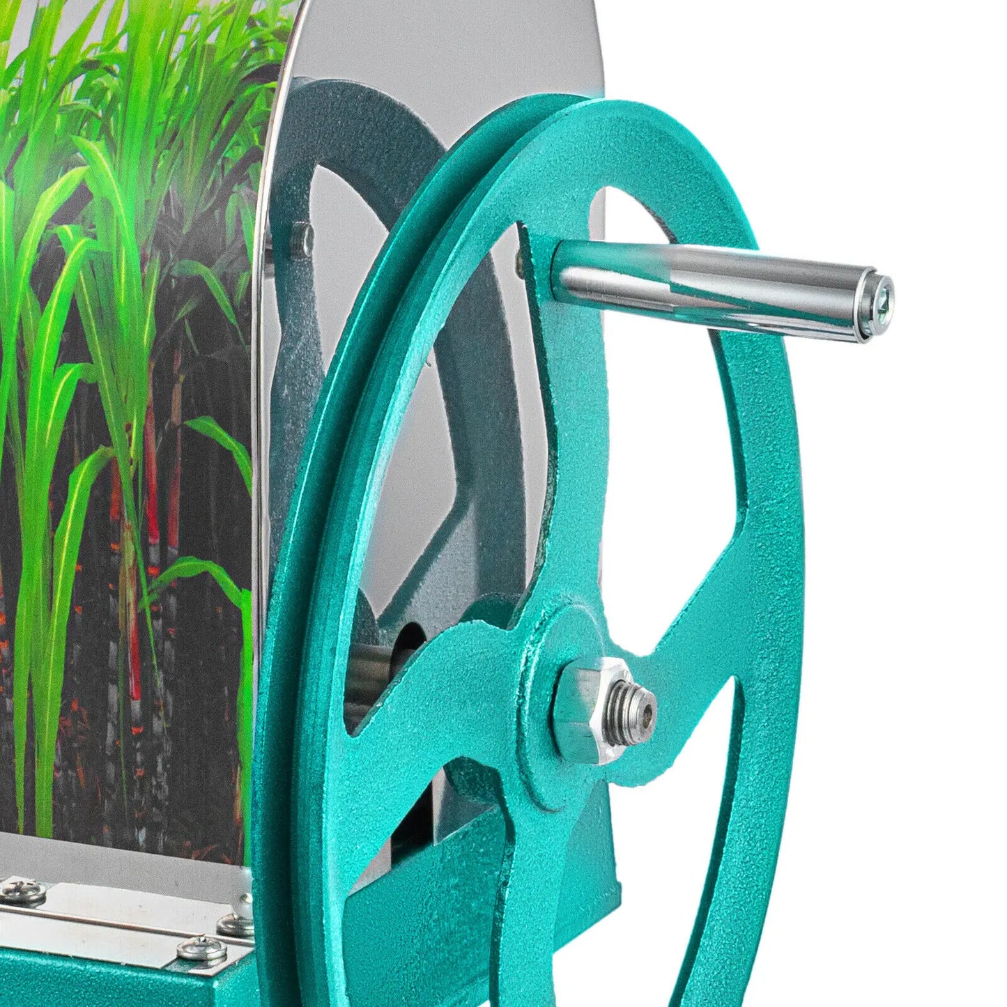 Manual Stainless Steel Sugar Cane Juicer with 3 Rollers