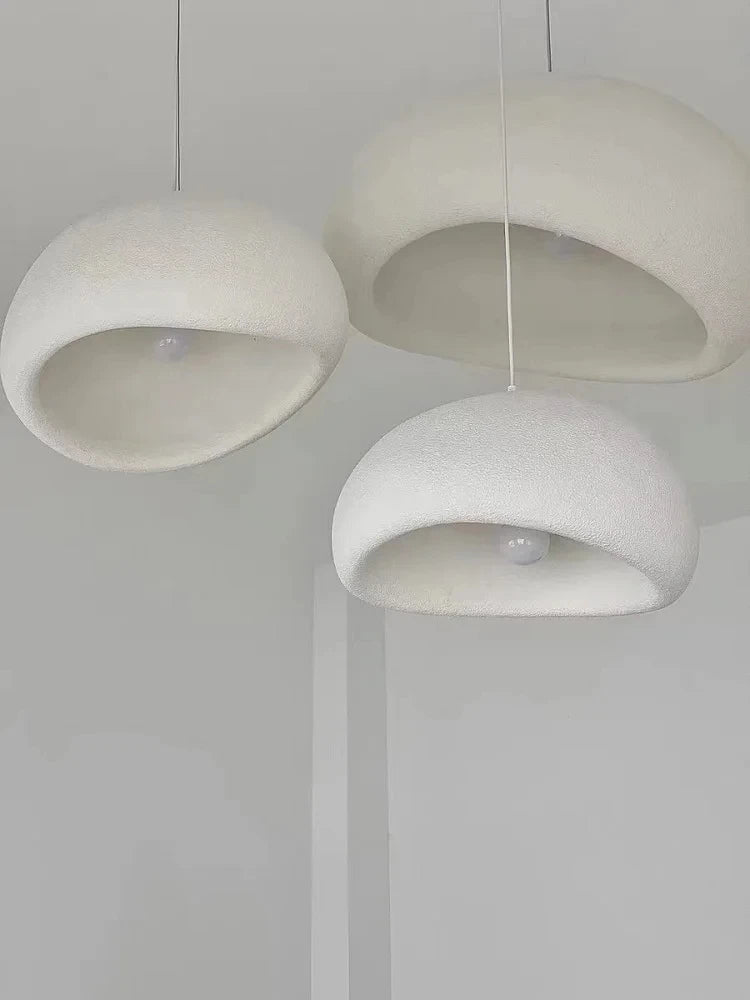 Modern E27 Pendant Lights Wabi Sabi Dining Table Ceiling Chandelier