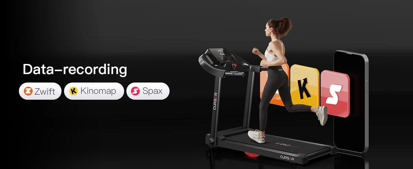 Home Folding Treadmill with Pulse Sensors,