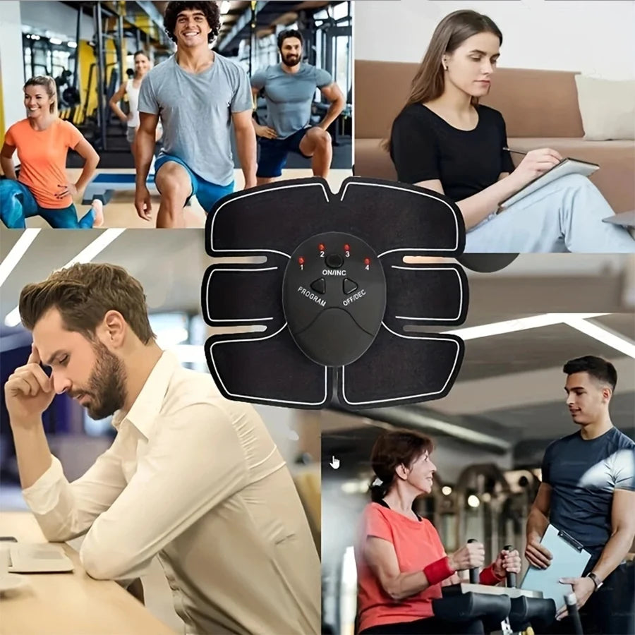 Abs Stimulator Fitness Device for Muscle Relaxation and Toning