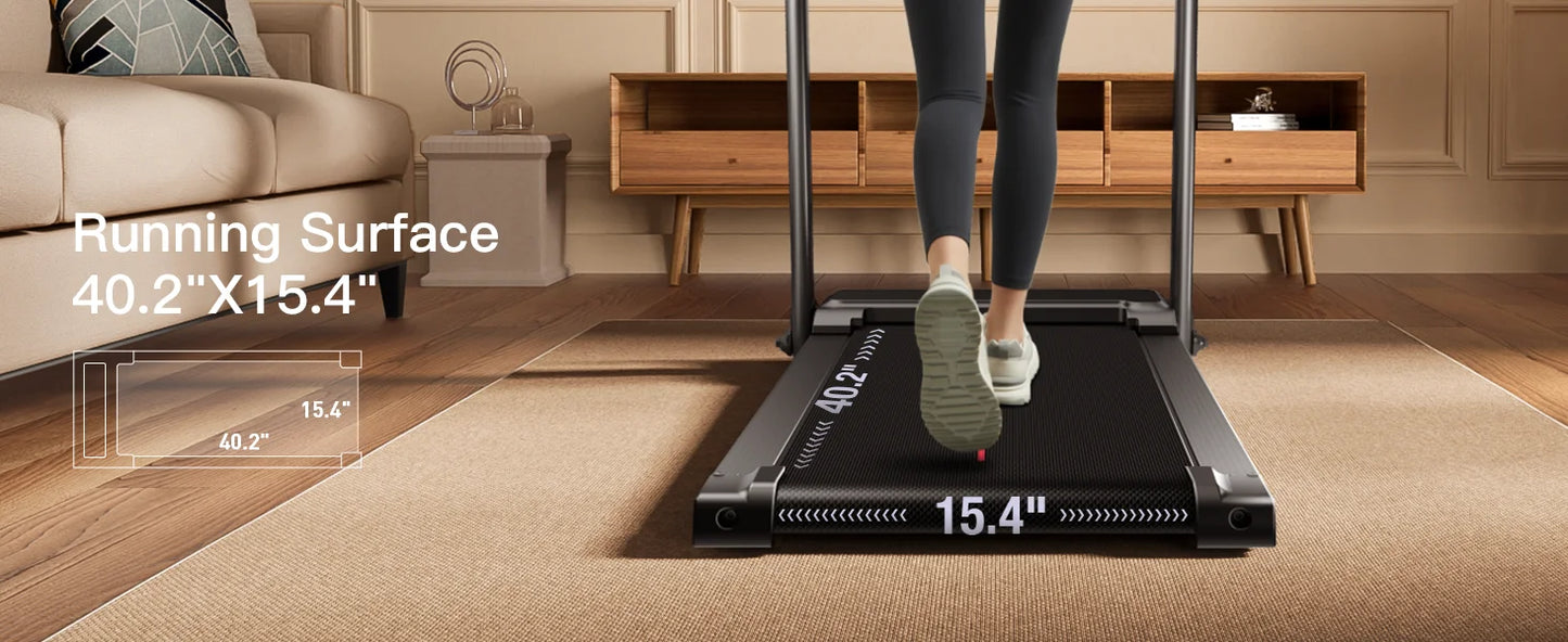Home Folding Treadmill with Pulse Sensors,