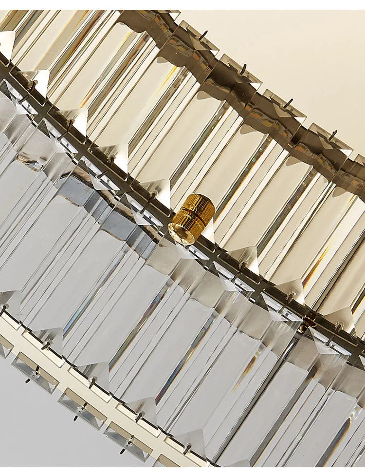Modern Gold Crystal Ceiling Chandelier