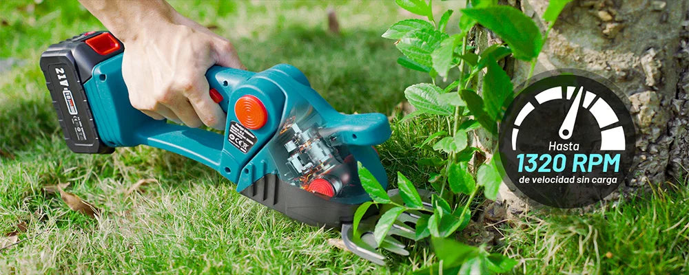 SEESII 2 IN 1 Cordless Hedge Trimmer