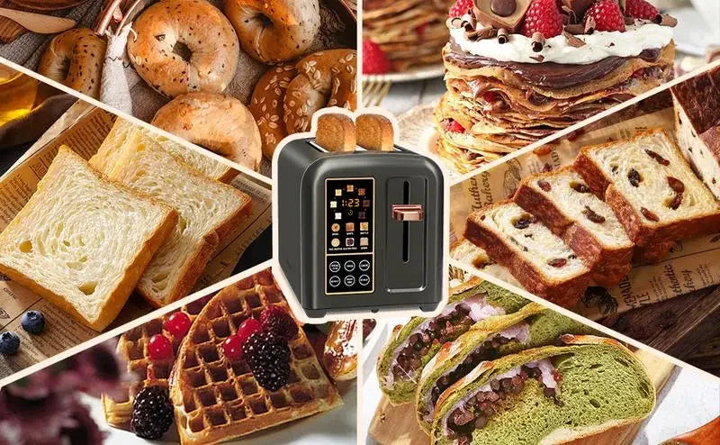 Smart Touchscreen Toaster with LCD Display and Functions