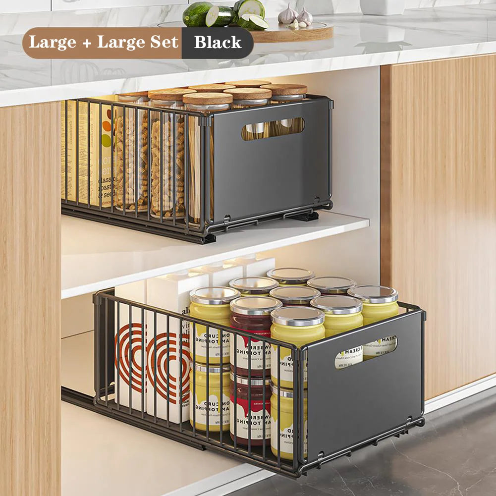 1pc/2pcs Pull Out Cabinet Organizer,