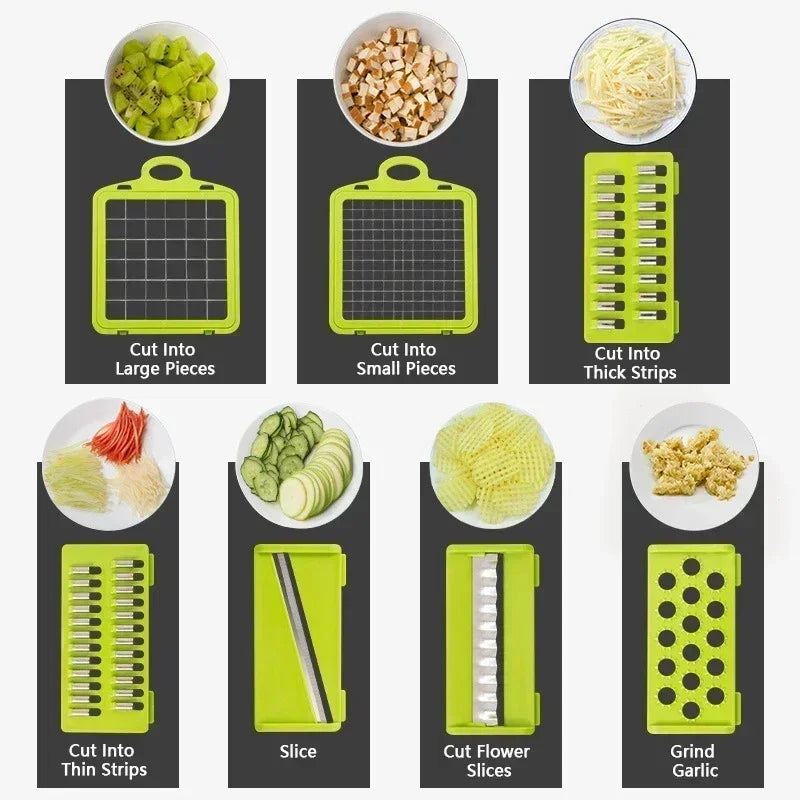 14/16 in 1 Multifunctional Vegetable Chopper