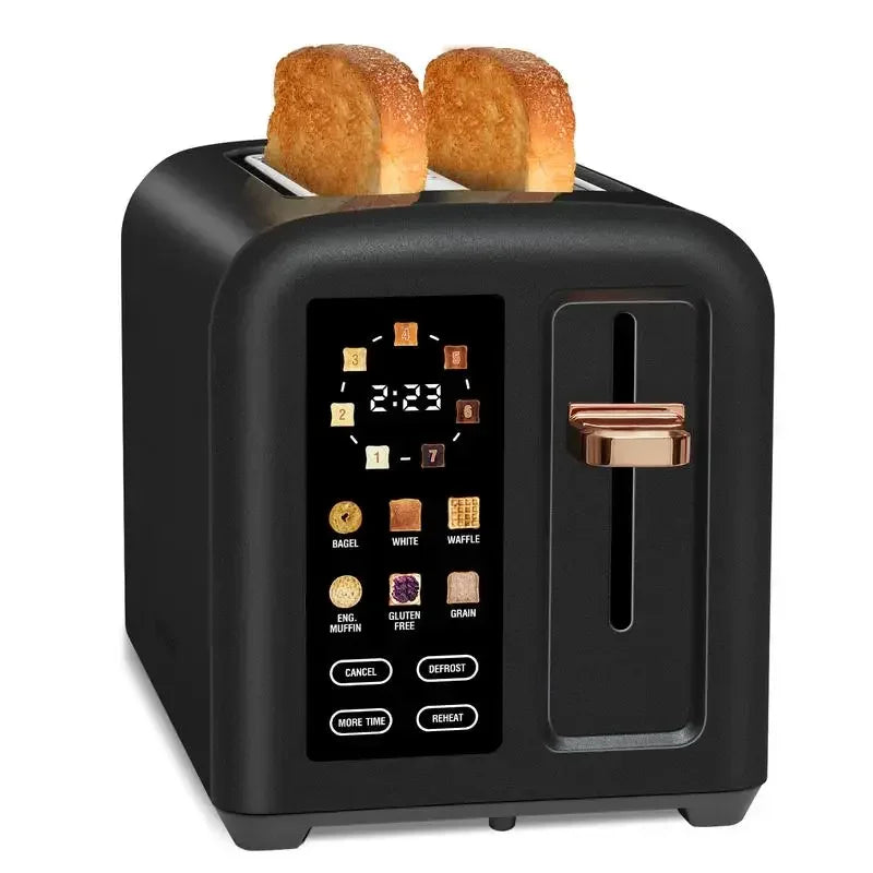 Smart Touchscreen Toaster with LCD Display and Functions