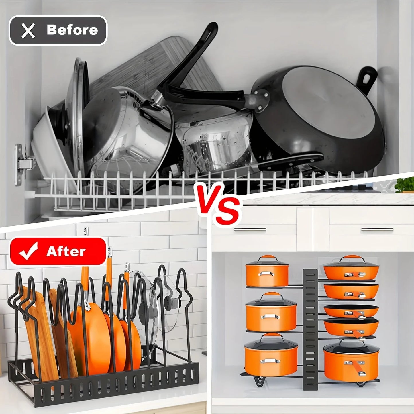 2 Pack Pot Rack