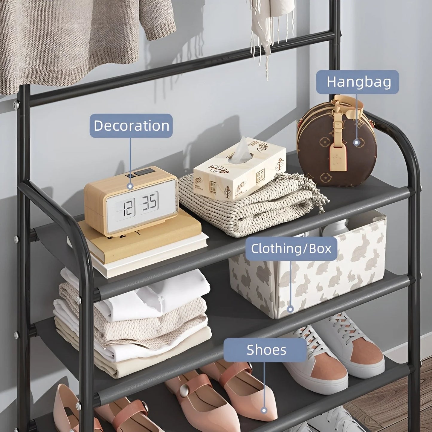 Shoe Rack Coat Rack Strand