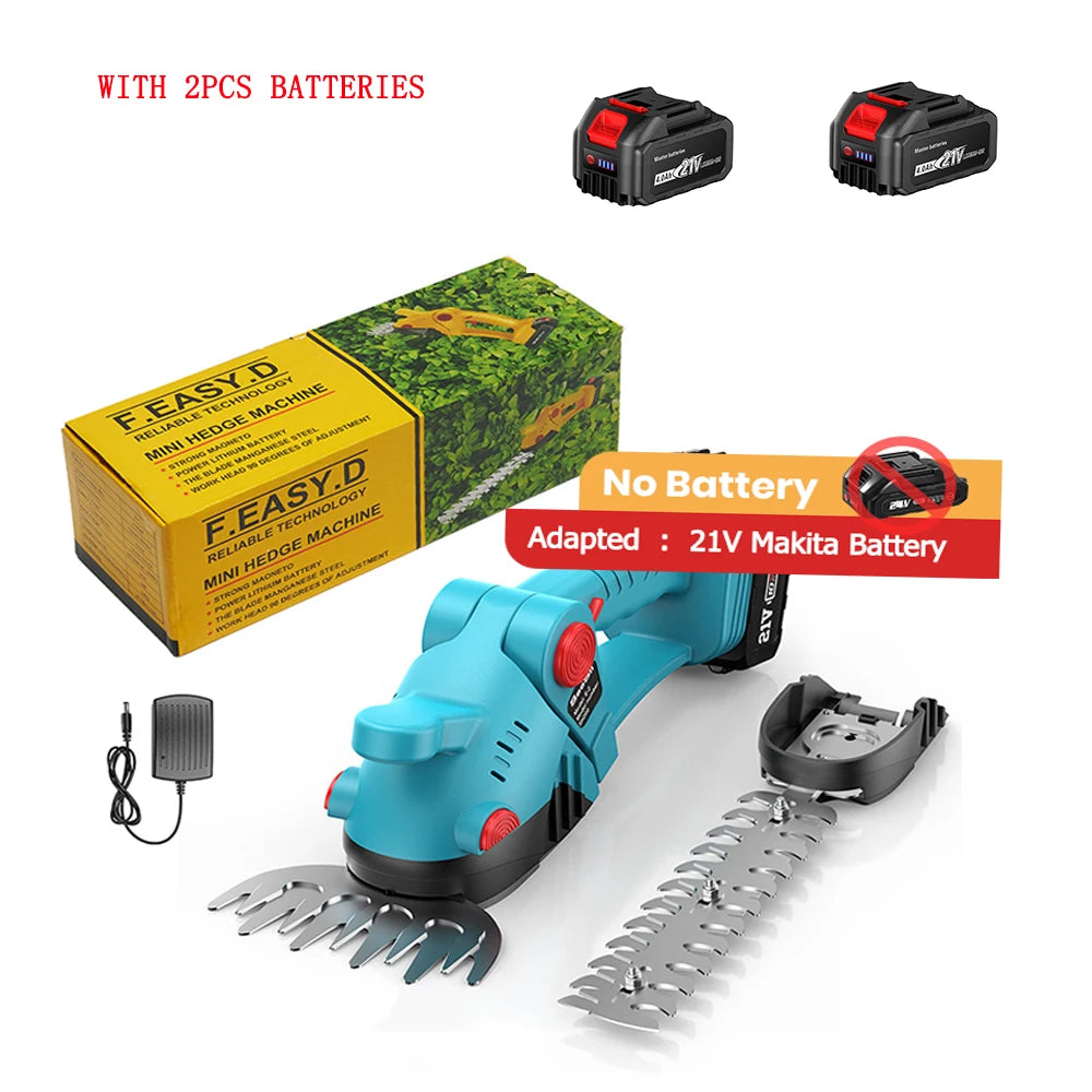 SEESII 2 IN 1 Cordless Hedge Trimmer