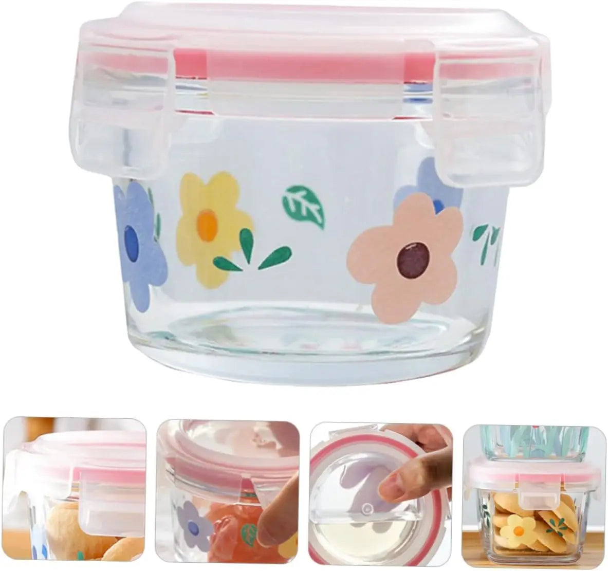Sealed Glass Box Containers Kitchen