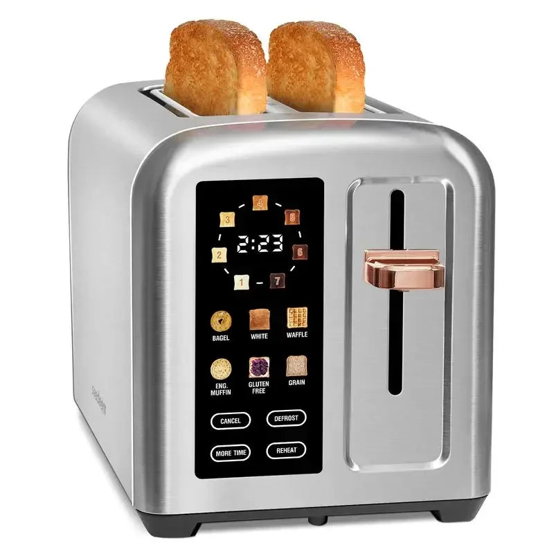 Smart Touchscreen Toaster with LCD Display and Functions