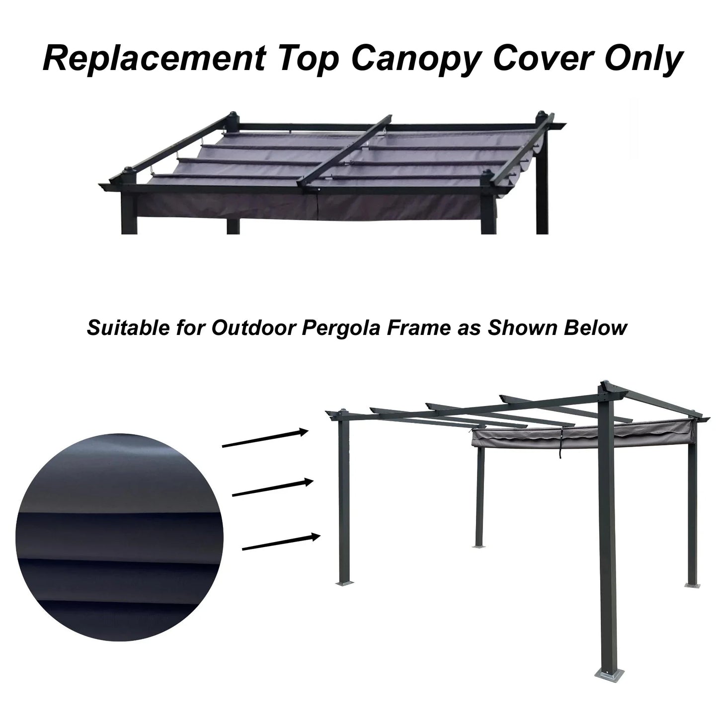 Pergola Replacement Canopy Cover