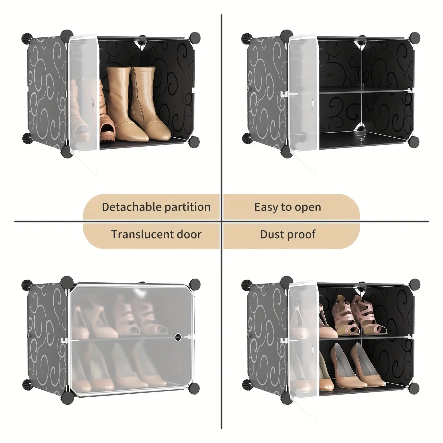 Space-saving Tower Shoe Rack
