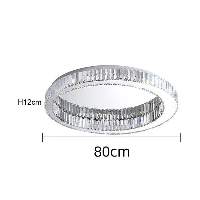Modern Gold Crystal Ceiling Chandelier