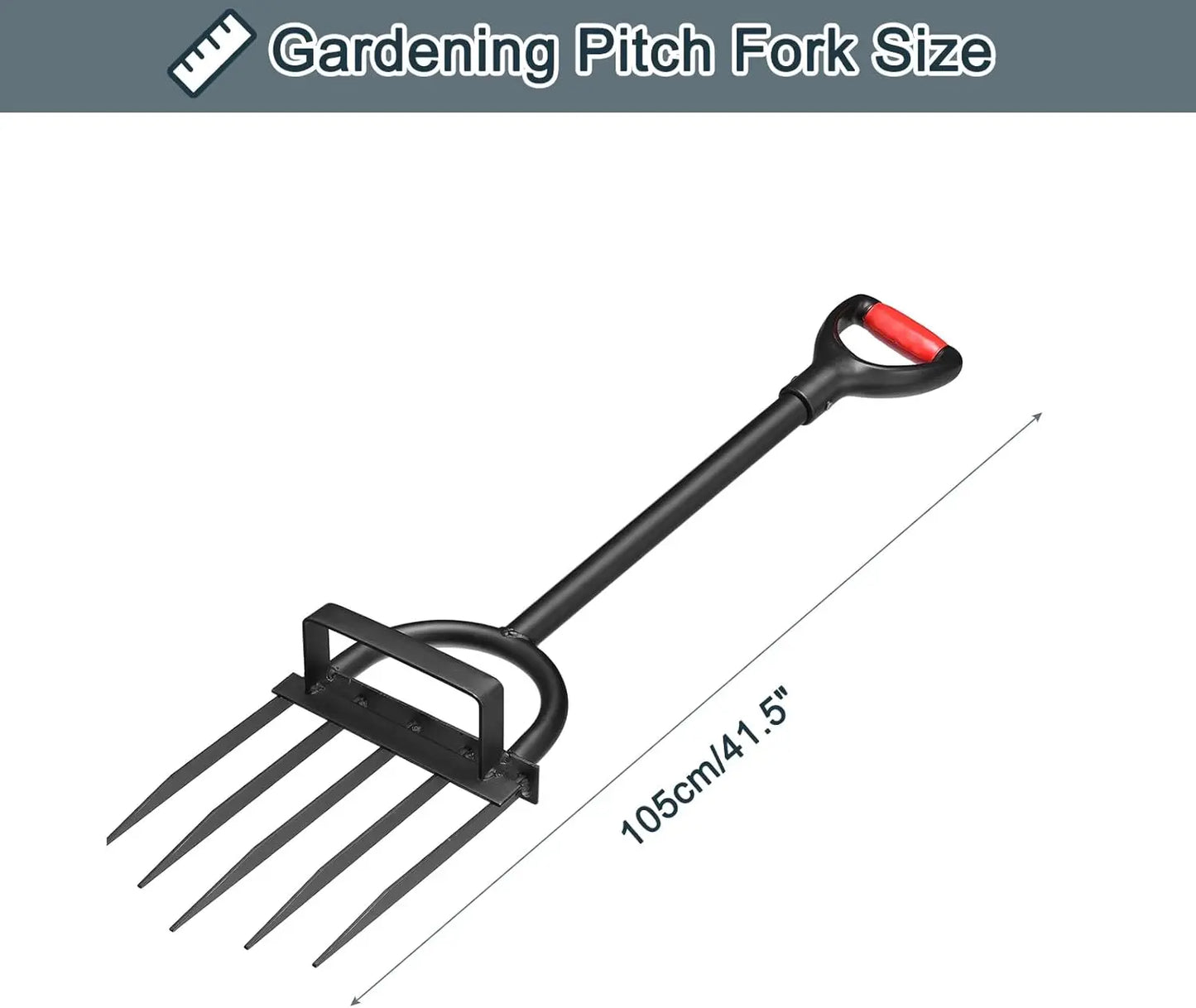 5-Tine Gardening Pitch Fork