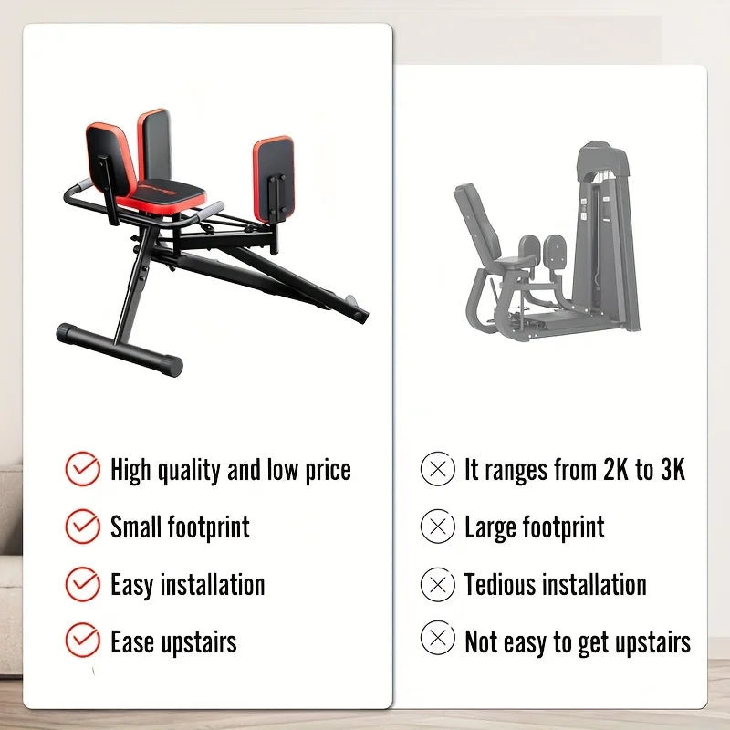 KBQ Home Hip Thigh Fitness Equipment With Adjustable Resistance TotalBodyStrength