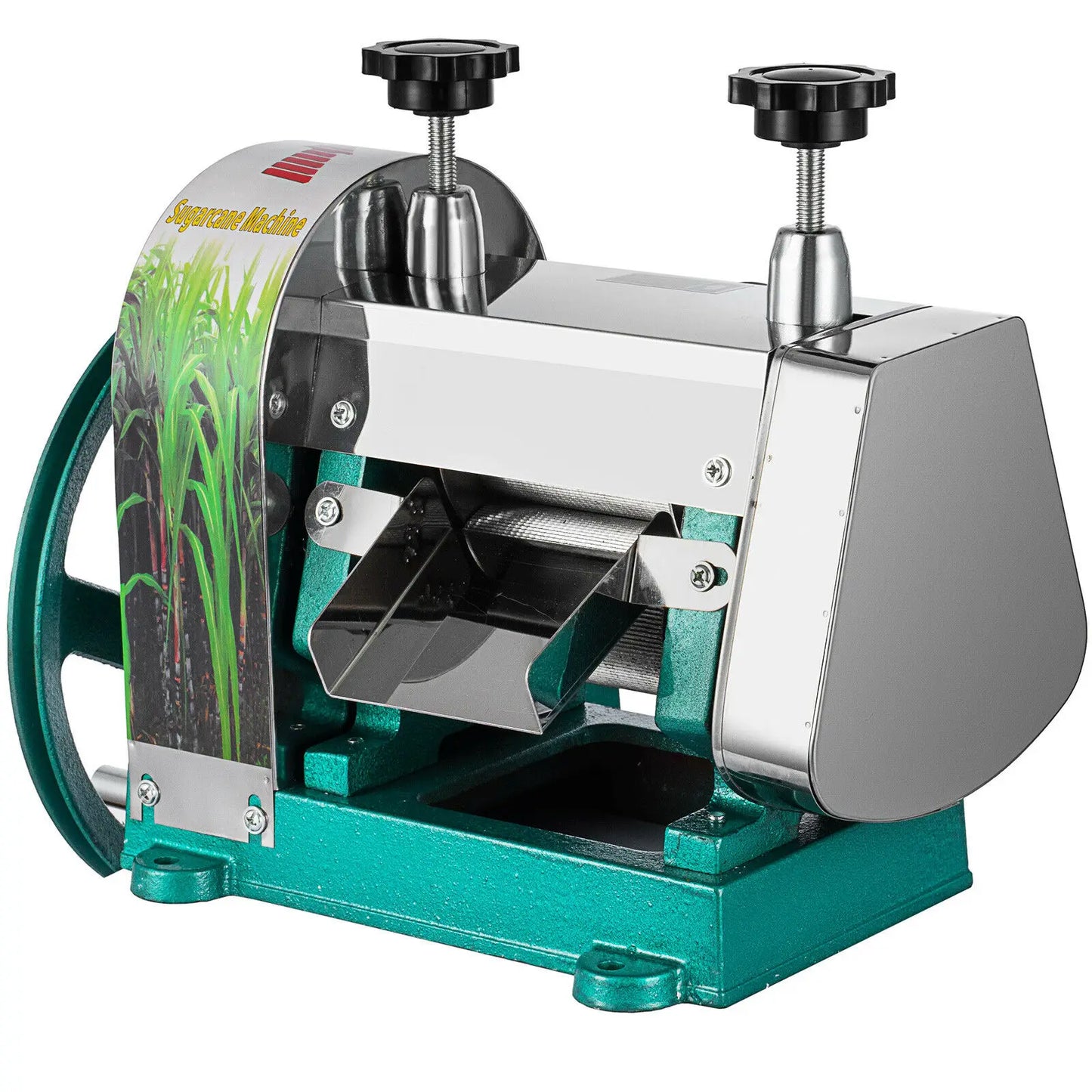 Manual Stainless Steel Sugar Cane Juicer with 3 Rollers