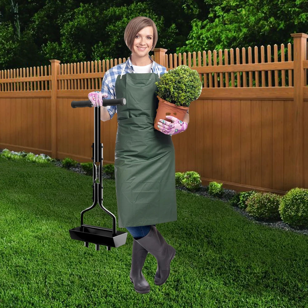 Manual Lawn Aerator Plug Tool for Healthy Grass Growth