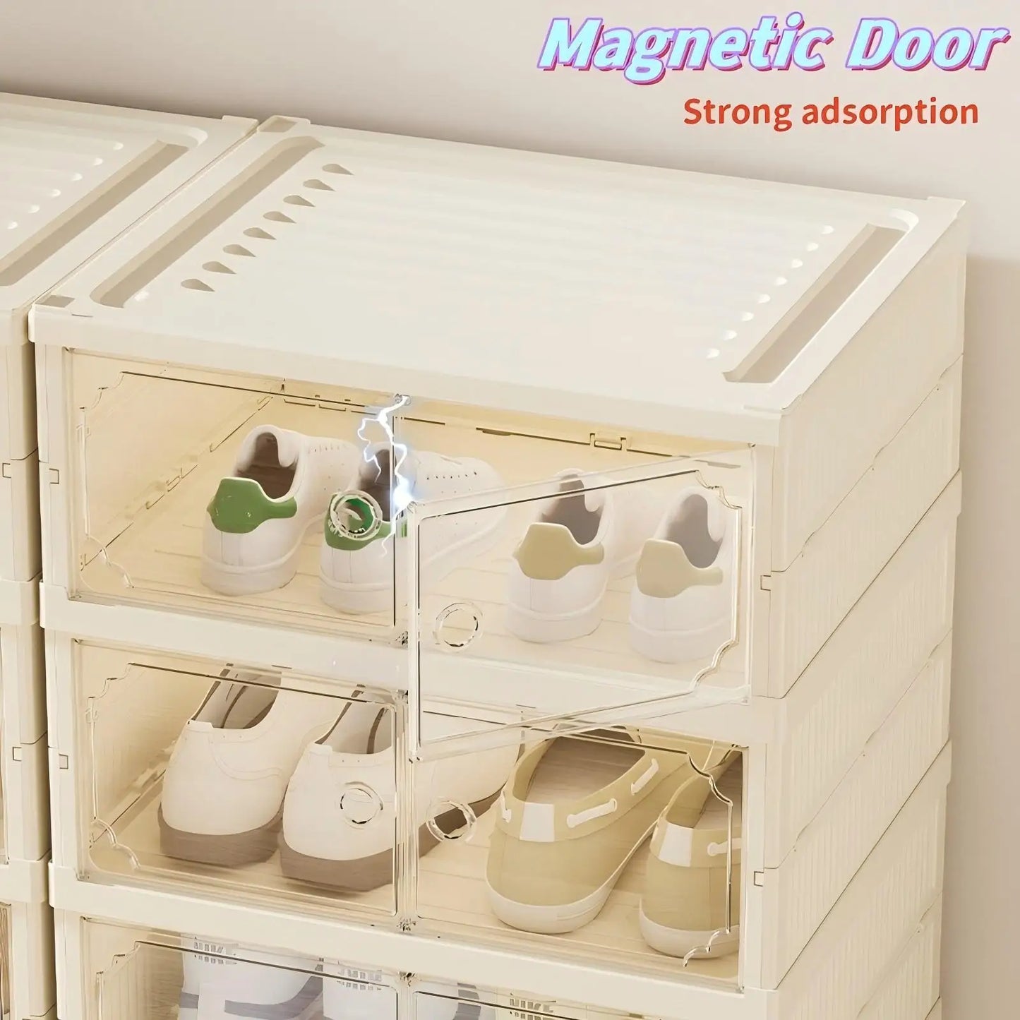 Widening Shoe Cabinet Transparent Heightening Shoes Box