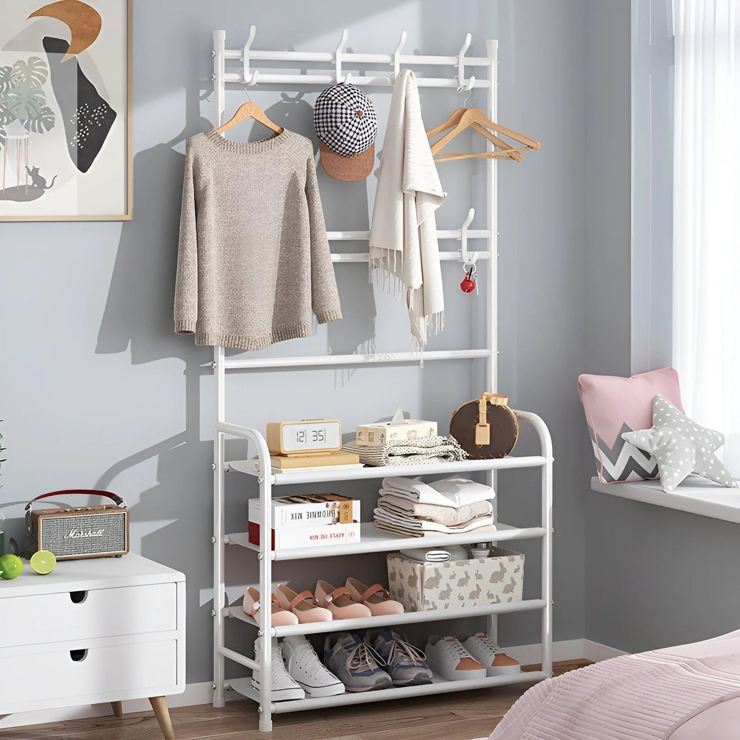 Shoe Rack Coat Rack Strand