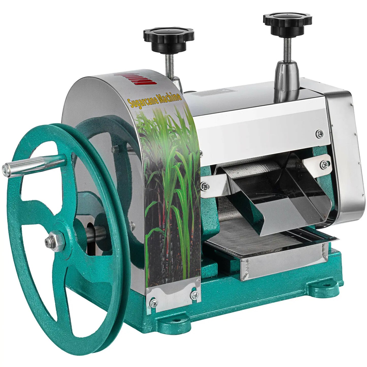 Manual Stainless Steel Sugar Cane Juicer with 3 Rollers