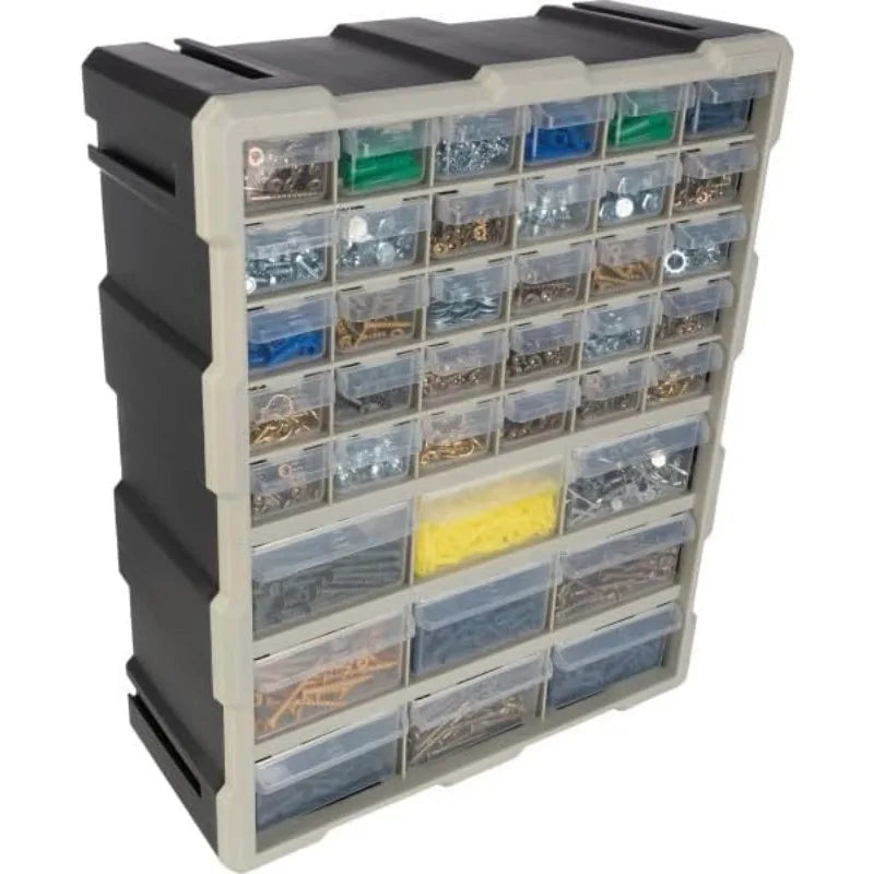 9-Drawer Plastic Small Parts Organizer -