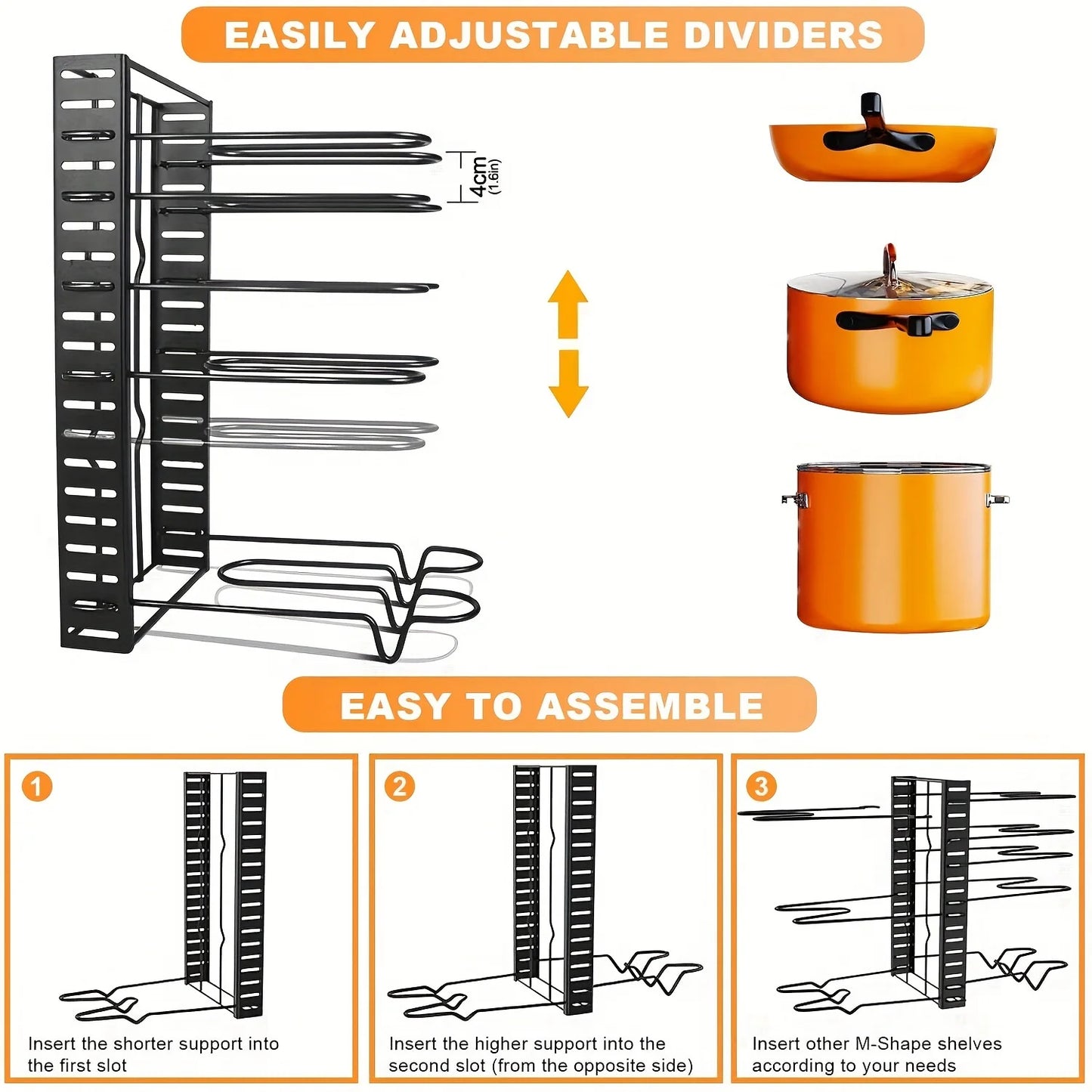 2 Pack Pot Rack