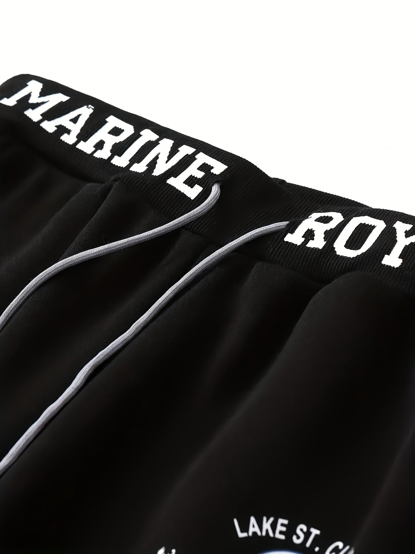Men's Hooded Letter Printed Sportswear Set,