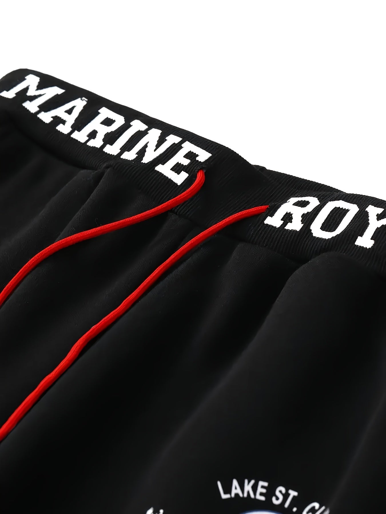 Men's Hooded Letter Printed Sportswear Set,