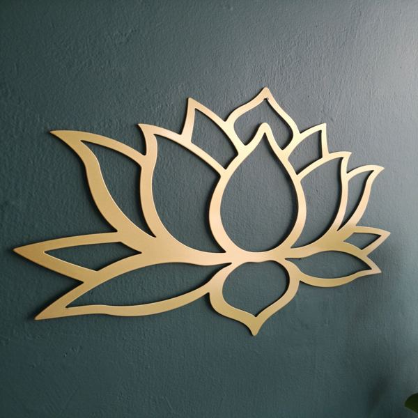 Lotus Metal Wall Art