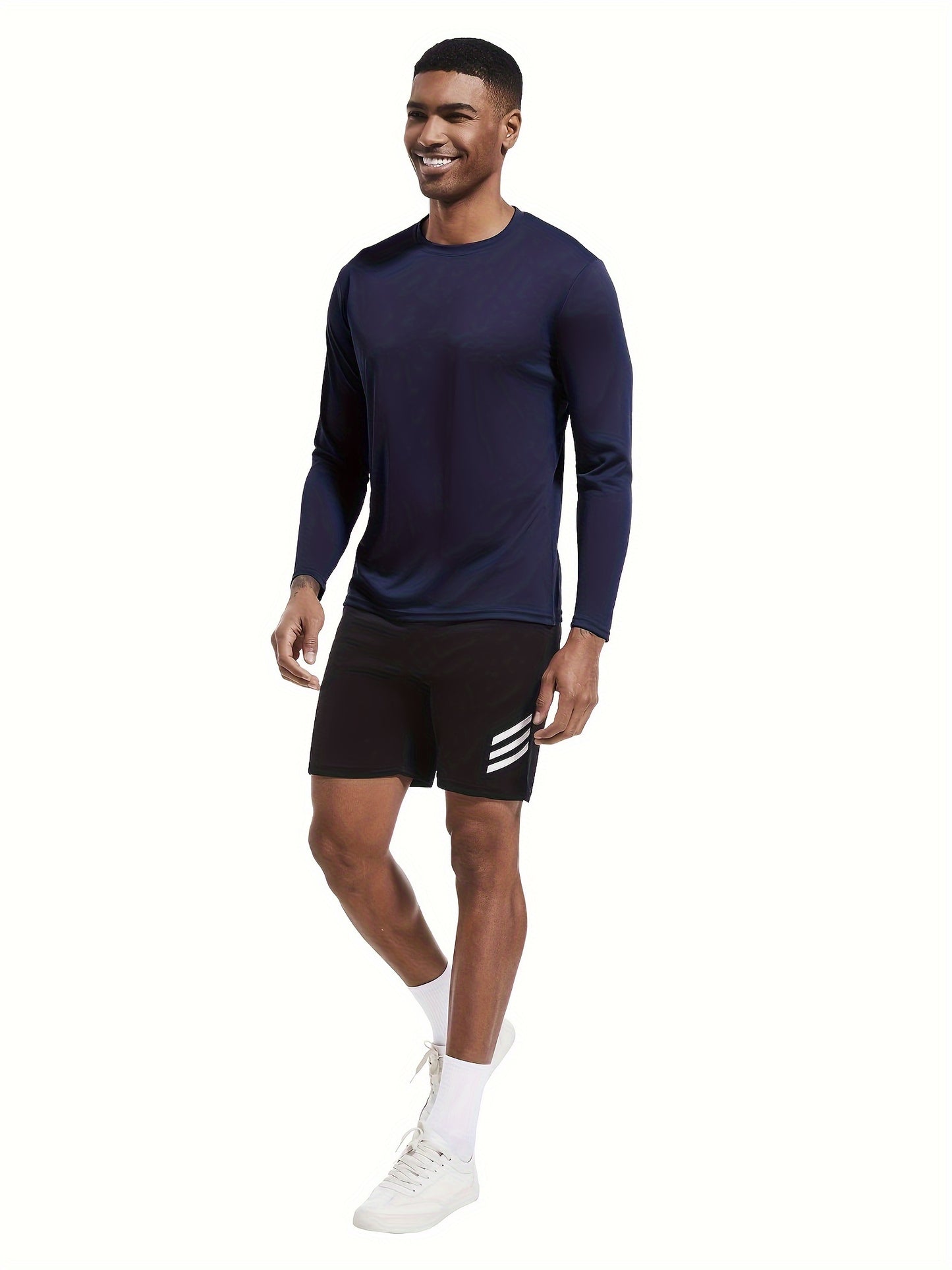 10pcs Quick Dry Men's Long Sleeve Leisure T Shirt