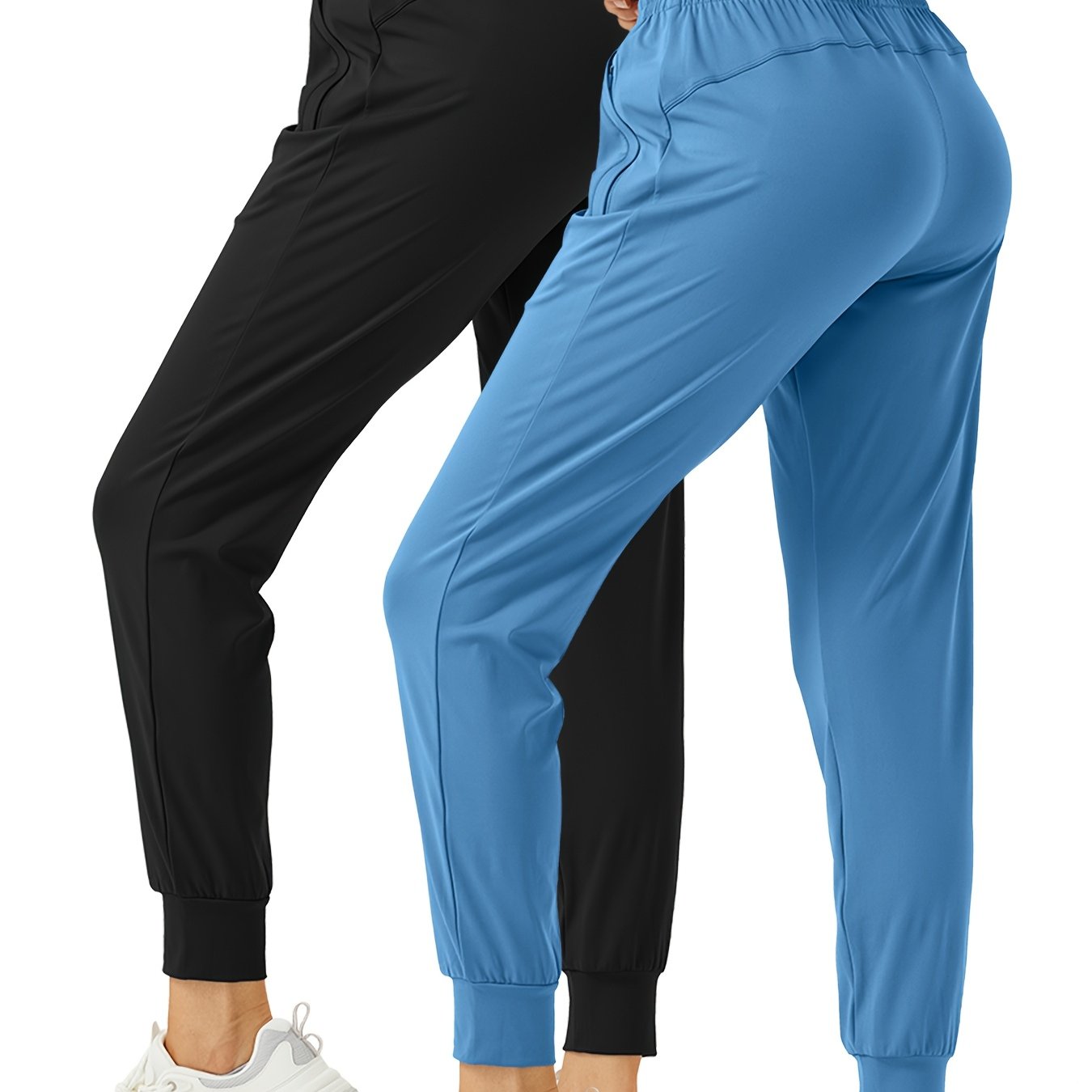 There Are Various Sizes And Colors Available For These Two Pairs Of Women's Jogging Pants