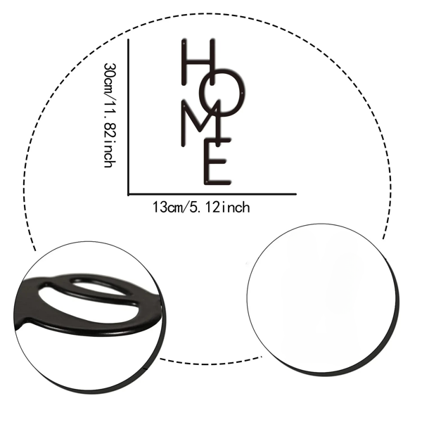 Unique Metal Home Sign for Entryway Decor and Housewarming Gift