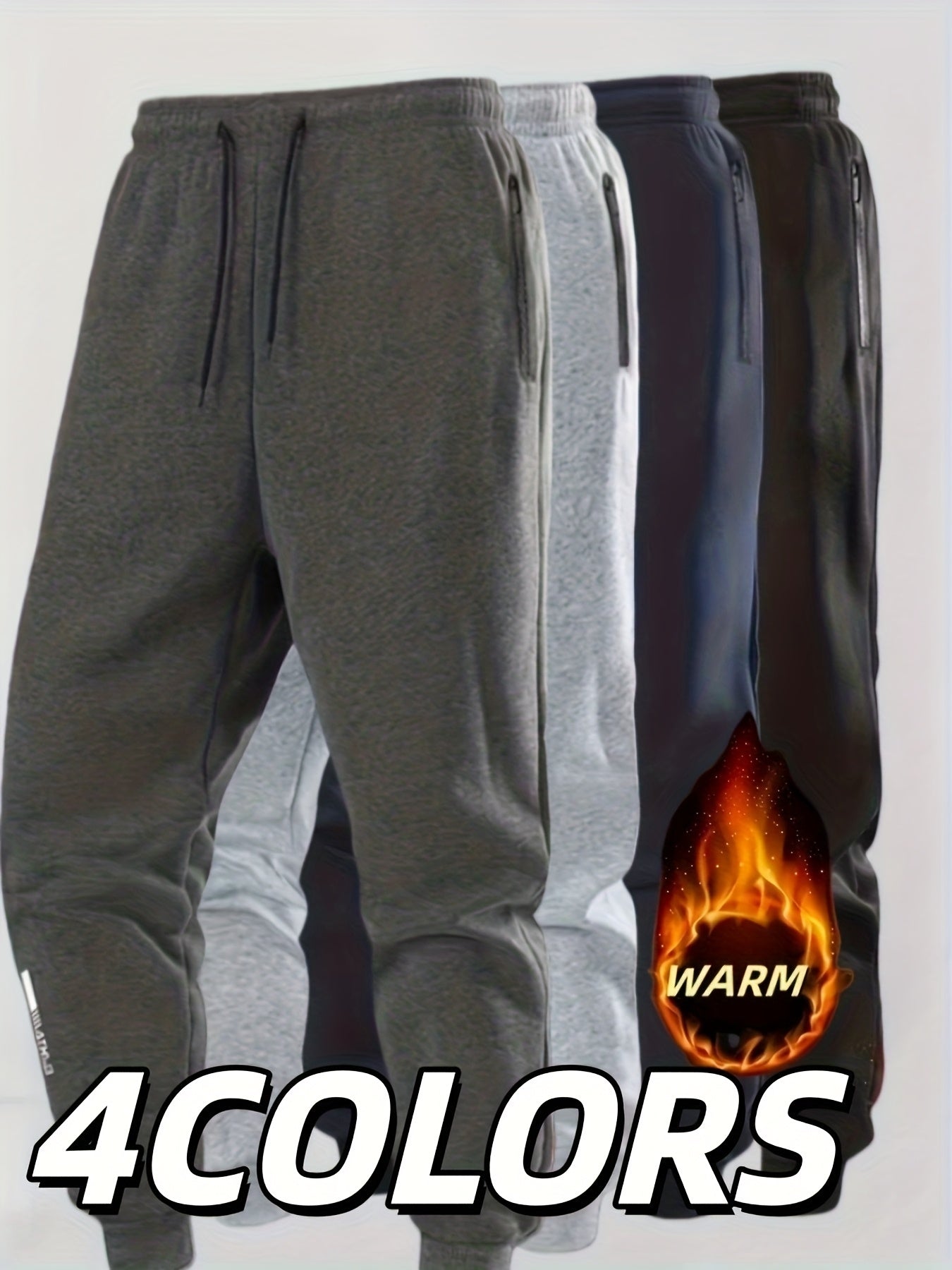 Men's Casual Mid-Rise Joggers