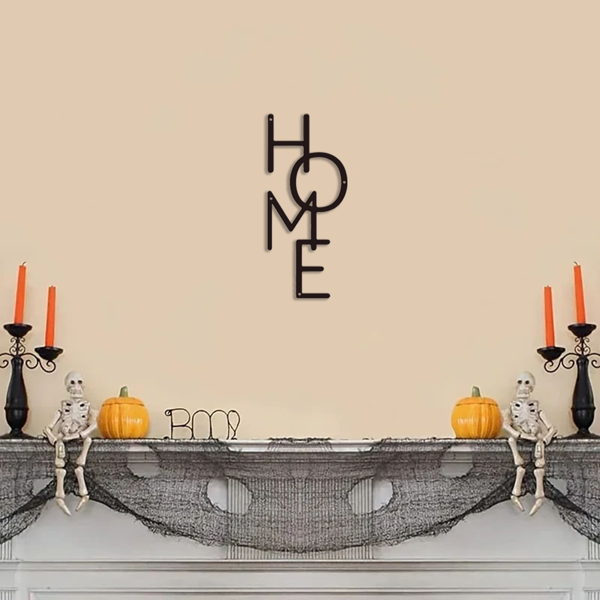 Unique Metal Home Sign for Entryway Decor and Housewarming Gift