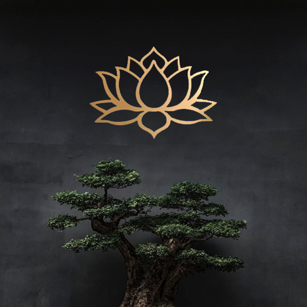 Lotus Metal Wall Art