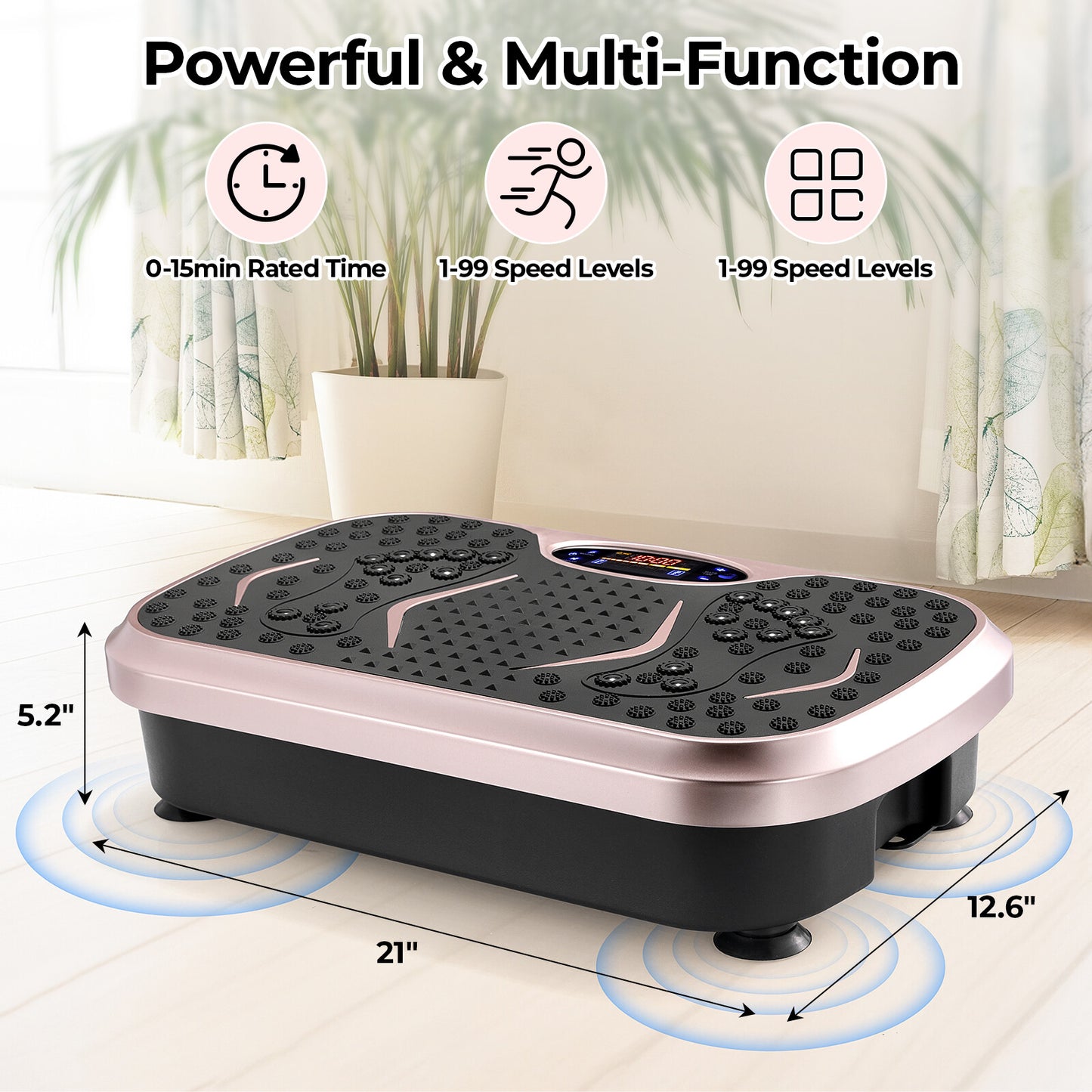 Vibration Plate Fitness Vibration Board For Standing Body Workout