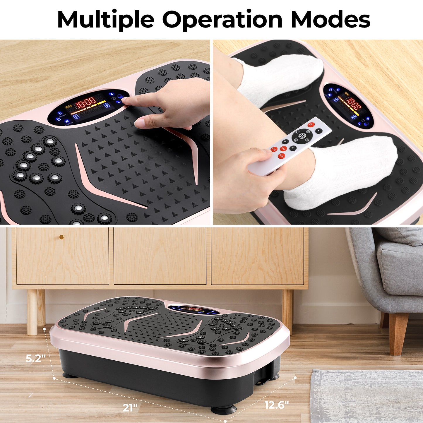 Vibration Plate Fitness Vibration Board For Standing Body Workout