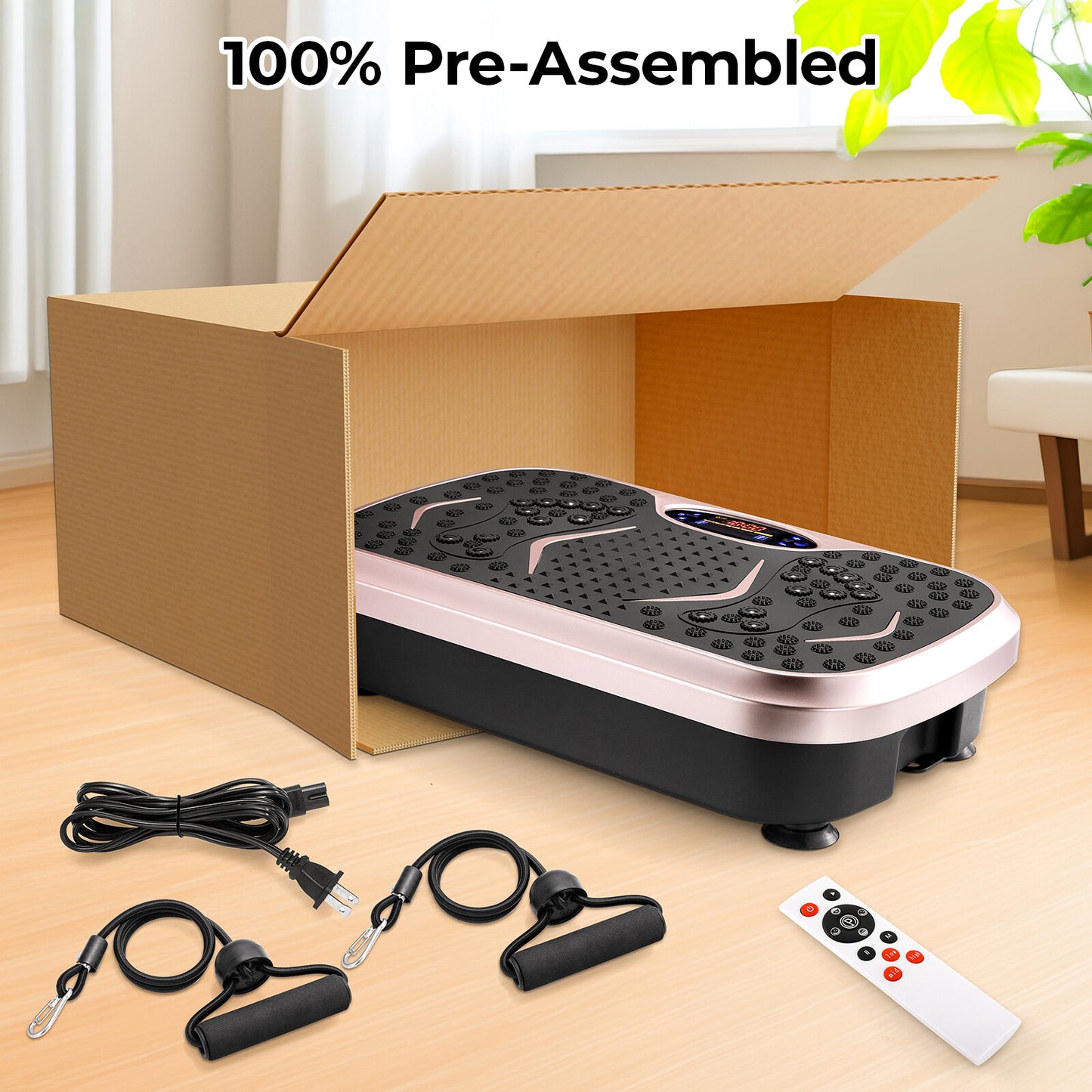 Vibration Plate Fitness Vibration Board For Standing Body Workout