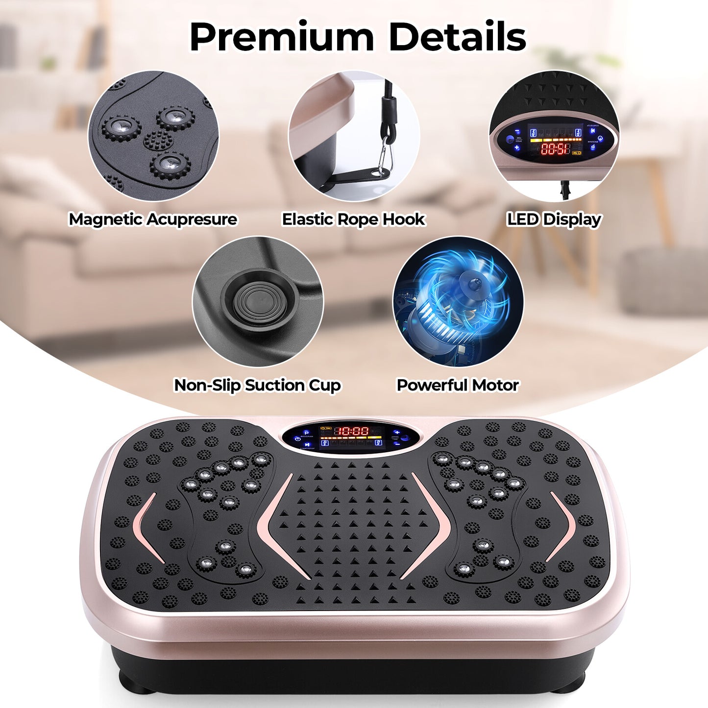 Vibration Plate Fitness Vibration Board For Standing Body Workout