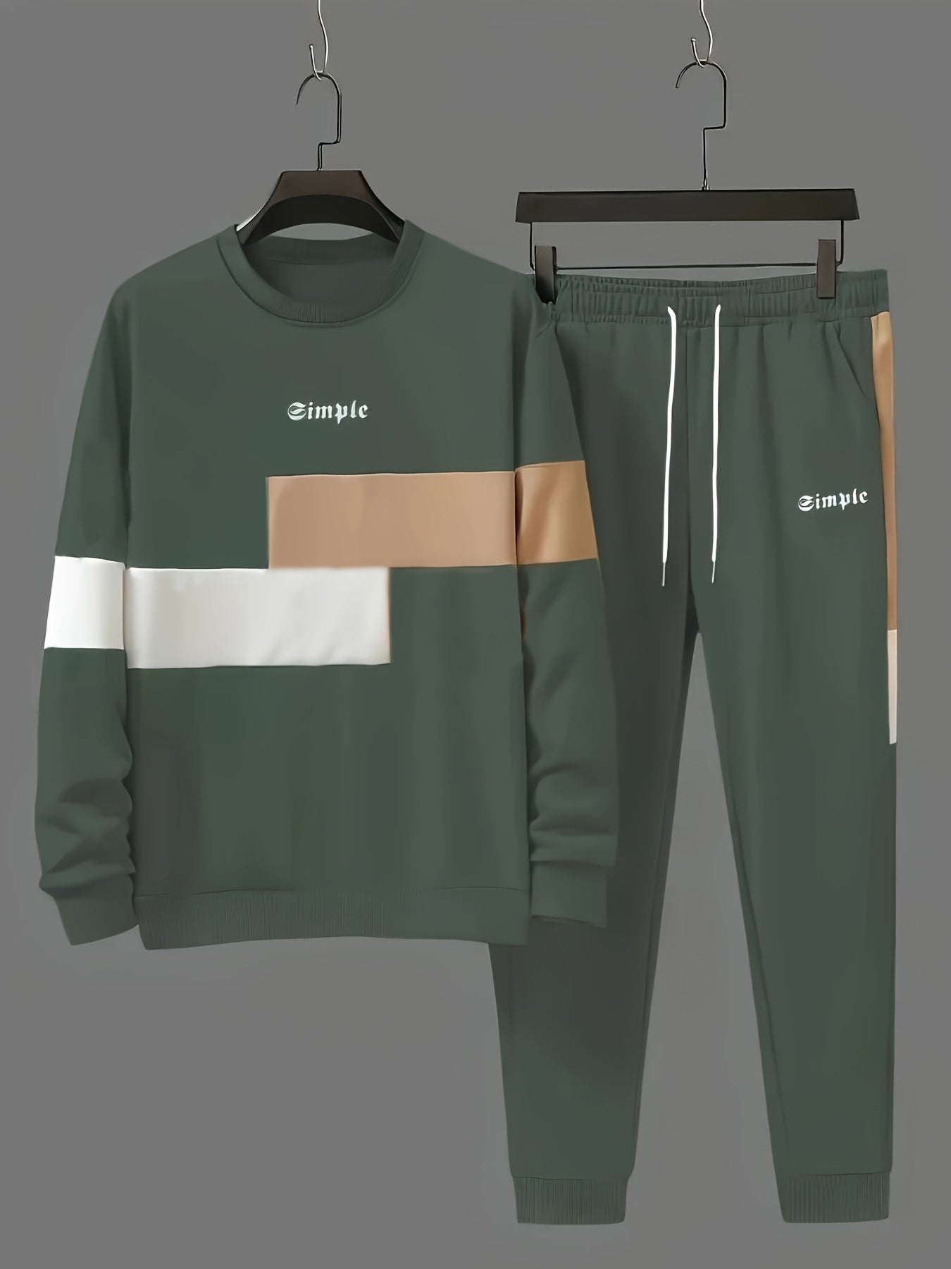 [4-pack Color Blocked Sweat Set]