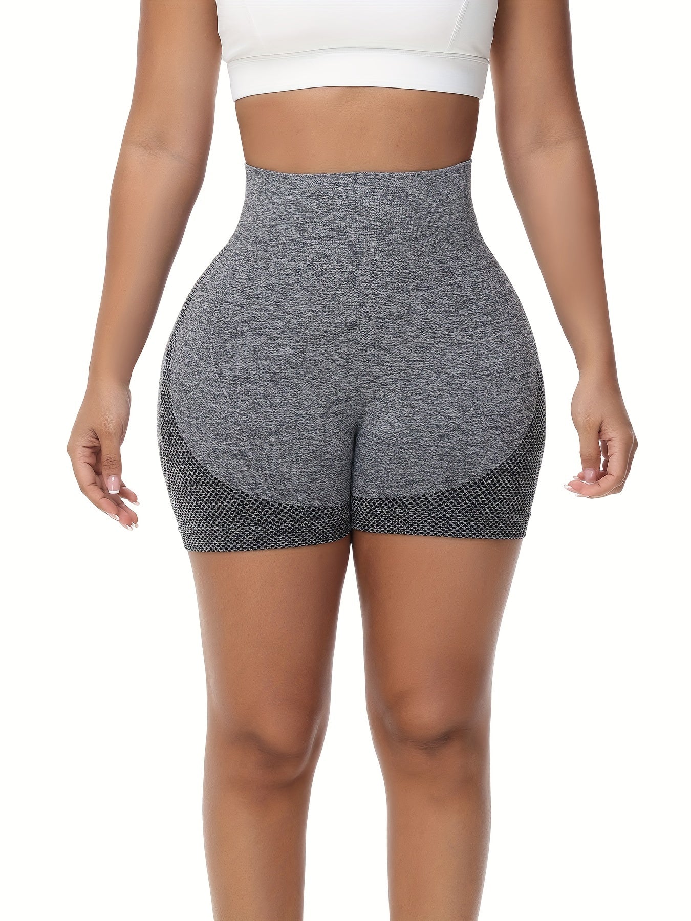 High Waist Slimming 4-Pack Women's Yoga Shorts