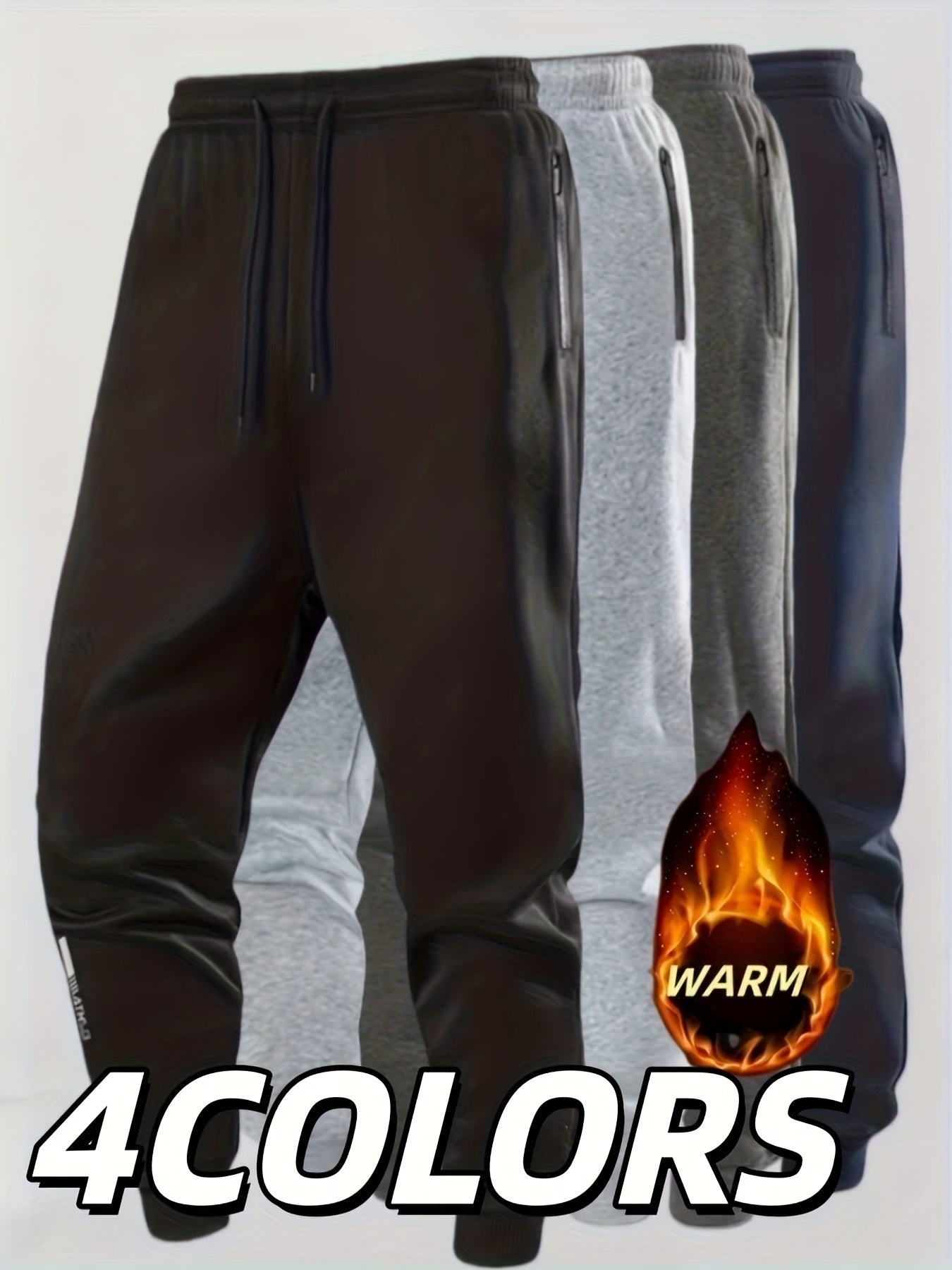 Men's Casual Mid-Rise Joggers