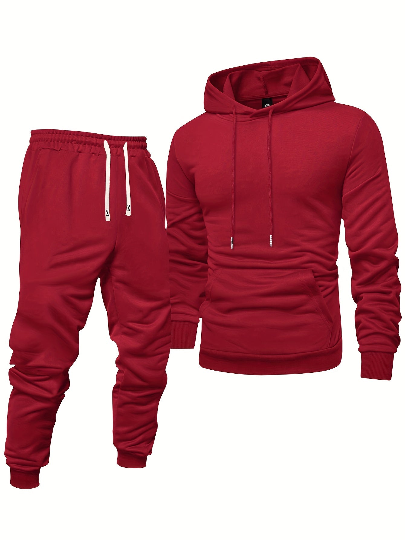 Long Sleeve 3-Pack Men's Casual Sports Hoodie and Sweatpants Set -